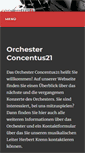 Mobile Screenshot of concentus21.at